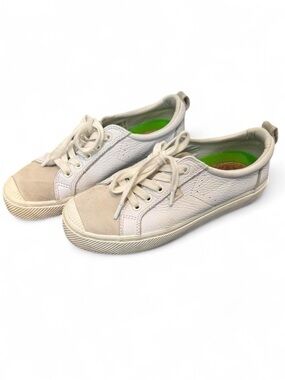 CARIUMA OCA Low Off White Premium Suede Sneakers Women's Size 8.5
